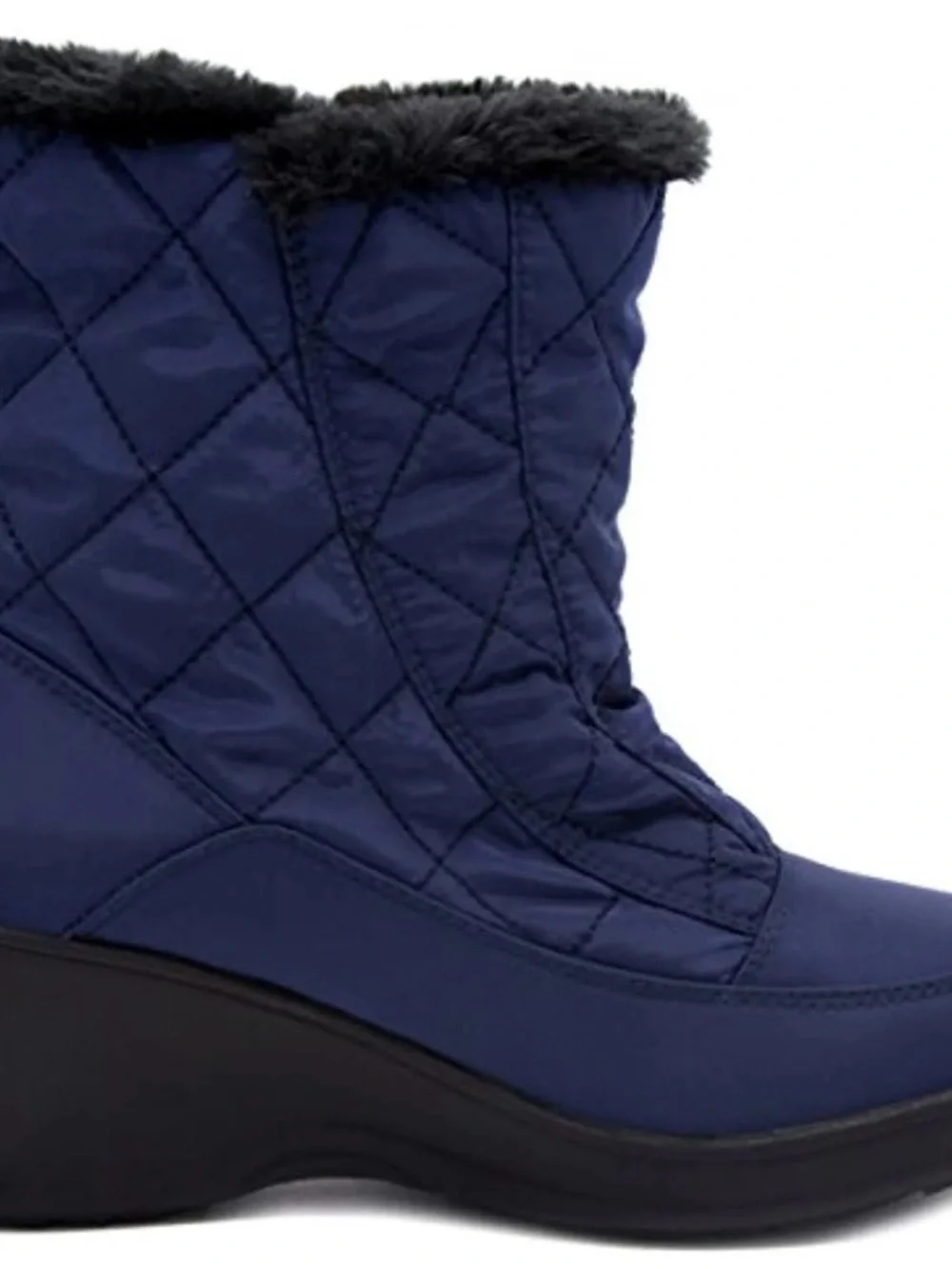 New~London Fog~Women’s~Size 10 ~ Snow Boot~ Blue ~ Waterproof ~ Winter ~ Shoes